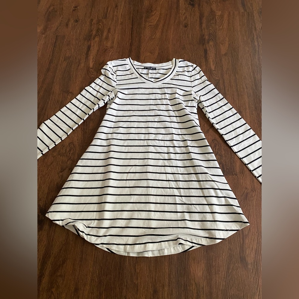 SHEIN Striped Skater Dress